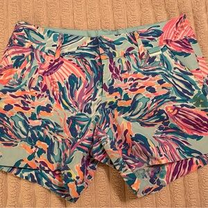 Lilly Pulitzer Vibrant Patterned High Waist Shorts